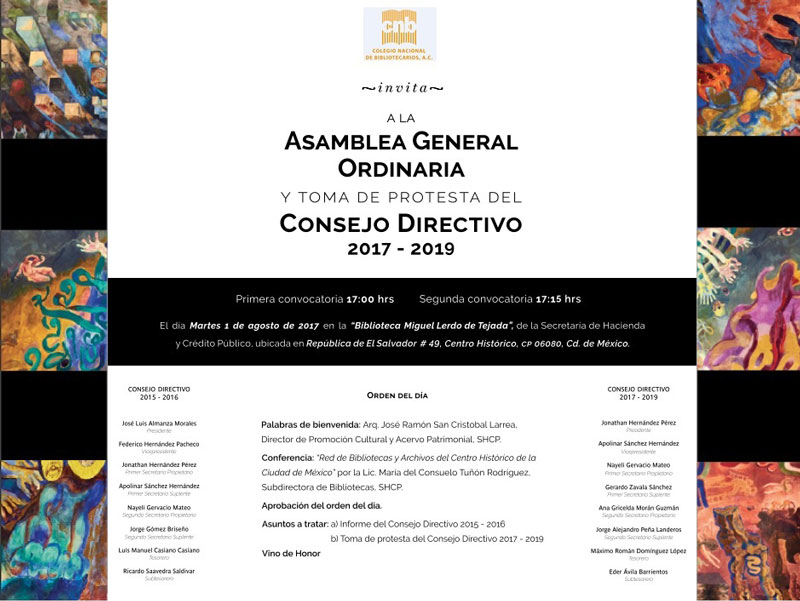 convocatoria AGO toma protesta